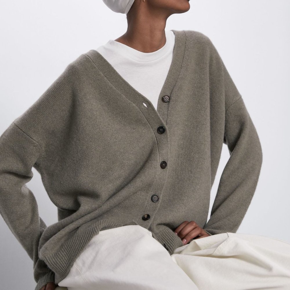 Zara 100% Cashmere Cardigan - Picture 5 of 6